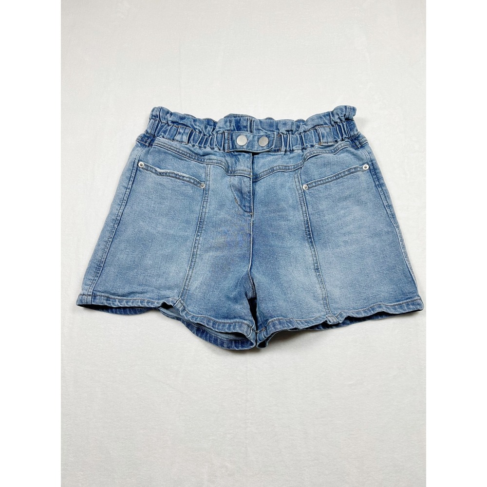 Dear John Paper Bag Waist Shorts Medium Double Button Tab